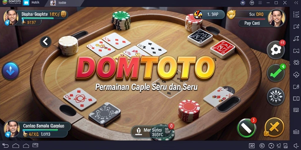 Tampilan gameplay seru dan interaktif dari DOMTOTO.