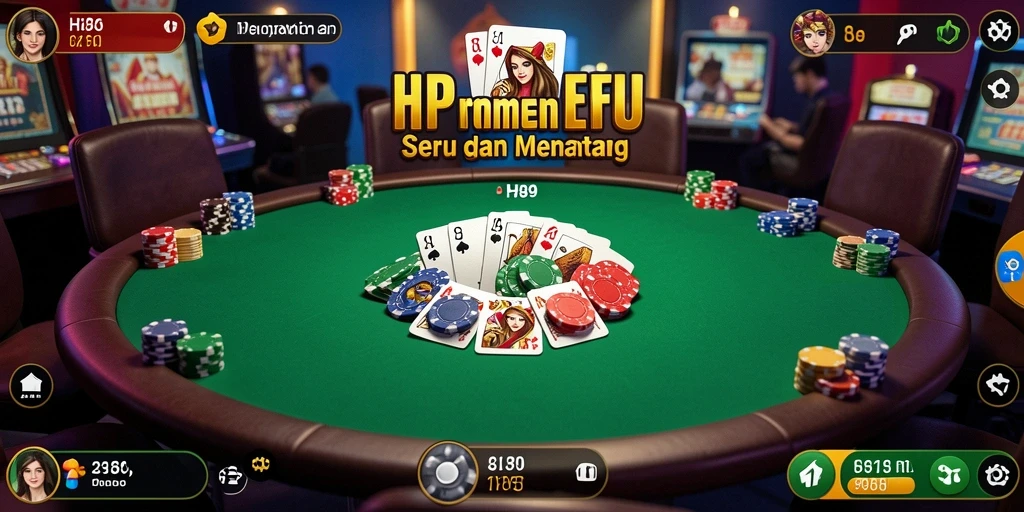 Tangkapan layar H89 menampilkan gameplay Poker yang menarik dan interaktif.