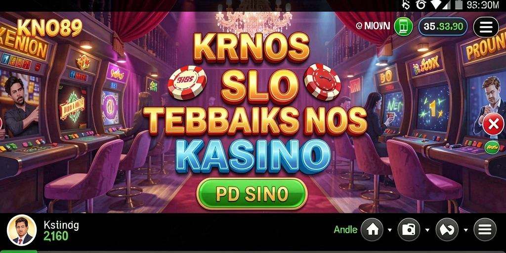 Tampilan gameplay KNO89 yang menarik dengan simbol-simbol slot yang berkilauan.