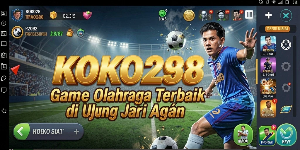 Tangkapan layar KOKO288 menunjukkan aksi bermain olahraga yang penuh semangat.