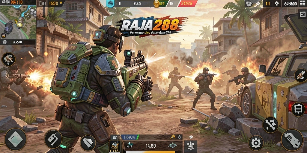 Tampilan menarik dari gameplay seru RAJA288.