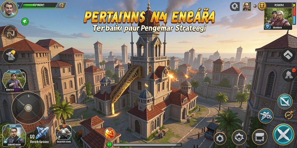 Screenshot utama menampilkan gameplay seru dari Tower Defense.