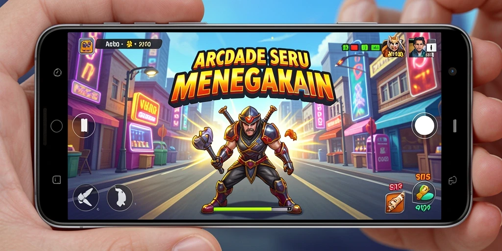 Tampilan gameplay menarik dari S80 dalam suasana arcade yang seru.