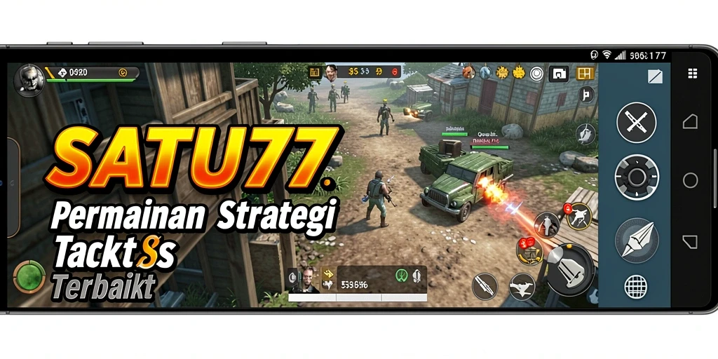 Tampilan menarik dari gameplay SLG di SATU77.