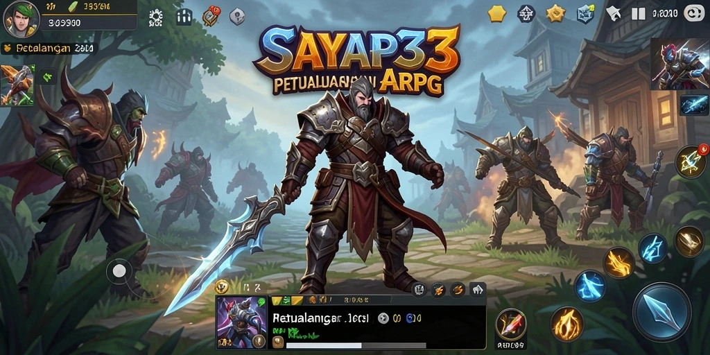 Tangkapan layar utama menampilkan aksi seru gameplay ARPG.