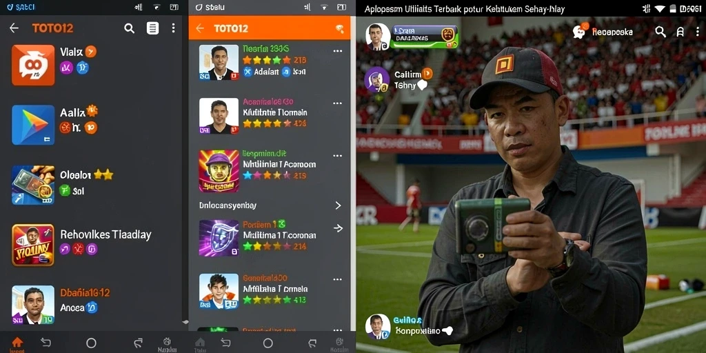 Tampilan antarmuka TOTO12 yang intuitif dan fungsional.